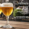 Sklenice na pivo Grimbergen s nožkou 330 ml - 6 kusů Náhled obrázku produktu 5