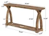 Konsolentisch aus Massivholz, 160 cm schmaler Produktbild-Vorschau 6