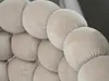 Designerskie krzesło do jadalni NAHIDA - beż/szary Podgląd zdjęcia produktu 5