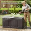 COSTWAY Gartenbox 300L, Auflagenbox mit abschließbarem Produktbild-Vorschau 5
