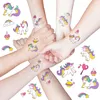 Oblique Unique Einhorn Unicorn Tattoos Set 32 Stk. Produktbild-Vorschau 2