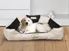 Großes Hundebett Katzenbett 115 x 95 Beige - Kingdog Größe Produktbild-Vorschau 7