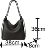 Damen Shopper Tasche groß Hobo Bag – vegane Leder Produktbild-Vorschau 6