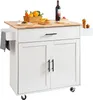 Ilot de cuisine VEVOR Chariot de cuisine 1190x695x905mm Voir les images du produit 1