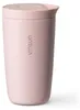 Thermobecher Edelstahl 350ml Deckel Kaffee Becher isoliert Produktbild-Vorschau 1