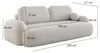 BEDANTE SOFA MOLLY mit Schlaffunktion TERRA FROTTE 01 Creme Produktbild-Vorschau 7