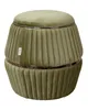 Qiyano Pouf Sitzhocker aus weichem Samtstoff in Produktbild-Vorschau 9