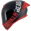 Broken Head Integralhelm BeProud Pro Sport Rot Sonnenblende Produktbild-Vorschau 1