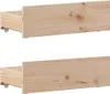 vidaXL Massivholzbett ohne Matratze mit Kopfteil 75x190 cm Produktbild-Vorschau 7