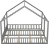 Doppel-Hausbett 90x200 cm,Hausbett mit Geländer, Produktbild-Vorschau 14