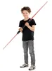 A young boy is holding a double-bladed lightsaber. Produktbild-Vorschau