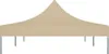 vidaXL Partyzelt-Dach 6x3 m Beige 270 g/m² Produktbild-Vorschau 3