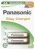 1x2 Panasonic Akku NiMH Mignon AA 1000 mAh Ready to Use Produktbild-Vorschau 1