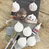 Coffret 4 boules de Noel en céramique à décorer Voir les images du produit 1