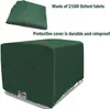 1000L IBC Tank Abdeckung 120x100x116cm Grün UV Schutz Produktbild-Vorschau 5