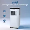 Gologi 3-in-1 Mobile Klimaanlage – Luftkühler mit WLAN und Produktbild-Vorschau 2