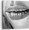 Bild auf Leinwand - Leinwandbild - Lippen Gesicht weiblich Produktbild-Vorschau 1