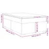 Design Boxspringbett Matratze Cappuccino-Braun 120x200cm Produktbild-Vorschau 10