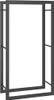 A black metal firewood rack shown against a white background. Podgląd zdjęcia produktu