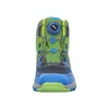 A front view of a child's hiking boot. Produktbild-Vorschau