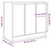 vidaXL Sideboard Sonoma-Eiche 85x34x76 cm Holzwerkstoff Produktbild-Vorschau 8