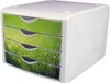 helit H6129650 Zásuvkový box Chameleón, 4 zásuvky jarný Náhľad obrázku produktu 3
