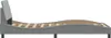 vidaXL Cadre de lit "Dover" gris clair 90x200 cm Tissu Voir les images du produit 5