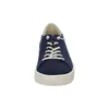 A front view of a blue sneaker on a white background. Produktbild-Vorschau
