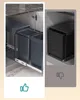 SONGMICS Mülleimer küche, Mülltrennsystem für Unterschrank, Produktbild-Vorschau 5