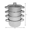 PENTOLA A VAPORE KINGHOFF 5 ELEMENTI. 18 cm KH-3317 Anteprima dell’immagine prodotto 3