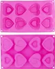 Cuori in silicone per muffin, vari disegni, 30 x 17,5 x 3,3 Anteprima dell’immagine prodotto 2