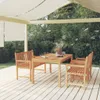"2024"cloris 4-tlg. Garten-Essgruppe Massivholz Teak - Produktbild-Vorschau 1