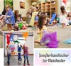 12 Stück Bunte Jongliertücher, Kindergarten Tücher, Produktbild-Vorschau 3