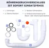 Geruchsverschluss 1 1/2 Zoll Röhrrengeruschverschluss Produktbild-Vorschau 4