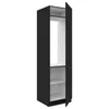Kühl- Gefrierumbauschrank Siena schwarz  60 LO-210 2F Produktbild-Vorschau 2