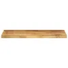vidaXL Blat 90x20x3,8 cm Prostokątny Chropowate lite drewno Podgląd zdjęcia produktu 2