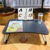Herzberg HG-04173: Scrivania pieghevole con portabicchieri Anteprima dell’immagine prodotto 3