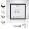 Bilderrahmen 30x30 cm für Fotos und Poster, schwarz, MDF – Produktbild-Vorschau 13