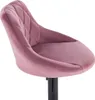 Tabouret de bar design Berlo - Avec dossier - Velours - Voir les images du produit 3