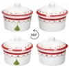 Weihnachtstraum Gebäckdose 960ml rund Porzellan Weihnachten Produktbild-Vorschau 5