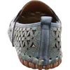 Gemini Damen Slipper Leder Mokassin floral Blumen Cutouts Produktbild-Vorschau 18