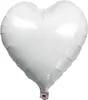 Palloncino in foil a cuore, bianco, ca. 45 cm Anteprima dell’immagine prodotto 1