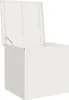 vidaXL Außenlagerbox Weiß 55 x 50,5 x 50 cm Stahl Produktbild-Vorschau 5