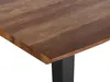 BELIANI Jídelní stůl černé kovové nohy černé dřevo 160 x 90 Náhled obrázku produktu 9