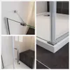 Eckeinstieg 80cm(Tür)x100cm(Seitenwand)xH.195cm Duschkabine Produktbild-Vorschau 2