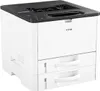 A studio shot of a white and black Ricoh P 311SE laser printer with two paper drawers. Anteprima dell’immagine prodotto