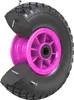 2x PolyurethanRad 260x85 mm zentrierte Nabe Ø 20 mm pink Produktbild-Vorschau 4