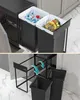 Mülleimer küche, Mülltrennsystem für Unterschrank, 2 x 15 Produktbild-Vorschau 4
