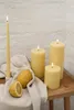 UYUNI LIGHTING Pillar LED-Kerze Rustic wheat yellow 15,2cm Produktbild-Vorschau 7