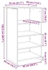 vidaXL Recepcja betonowa szara 55x50x103,5 cm materiał Podgląd zdjęcia produktu 8